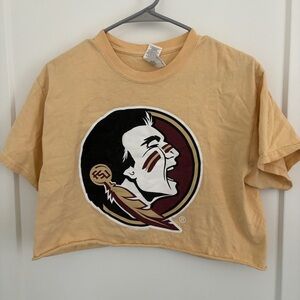 FSU GAME DAY CROPPED TEE sz M